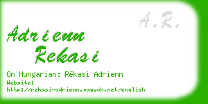 adrienn rekasi business card